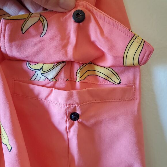 No Retreat Men's Size XL Banana Print Swim Trunks Board Shorts NWT - Picture 8 of 16